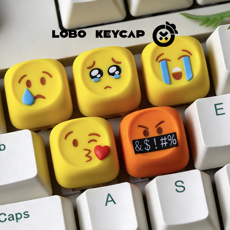 Gaming Keyboard Emoji - Keycaps Emoji Tendance Kawaii Personnalisés en