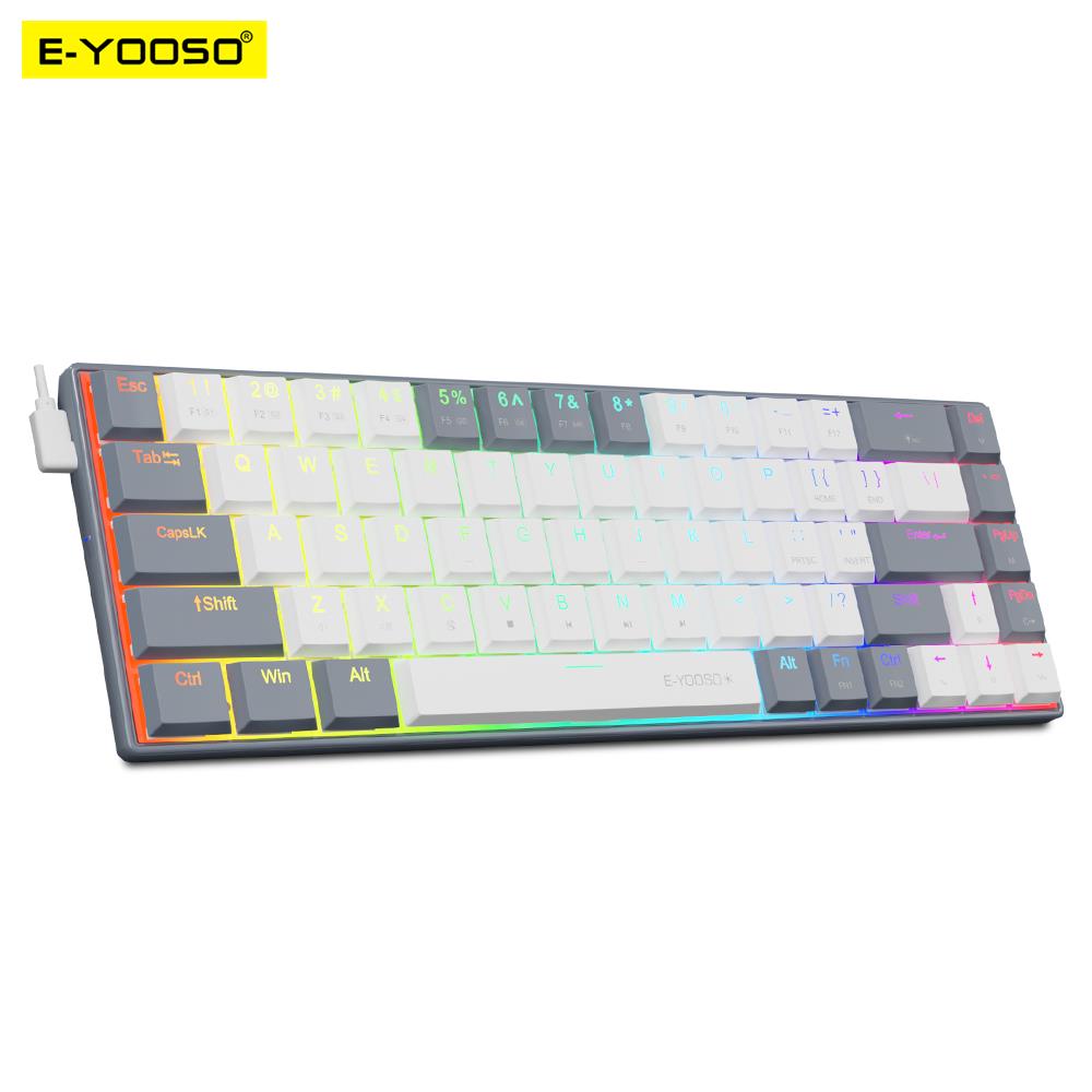 Gaming Keyboard Budget - E-YOOSO A68 RGB Mini Mince USB