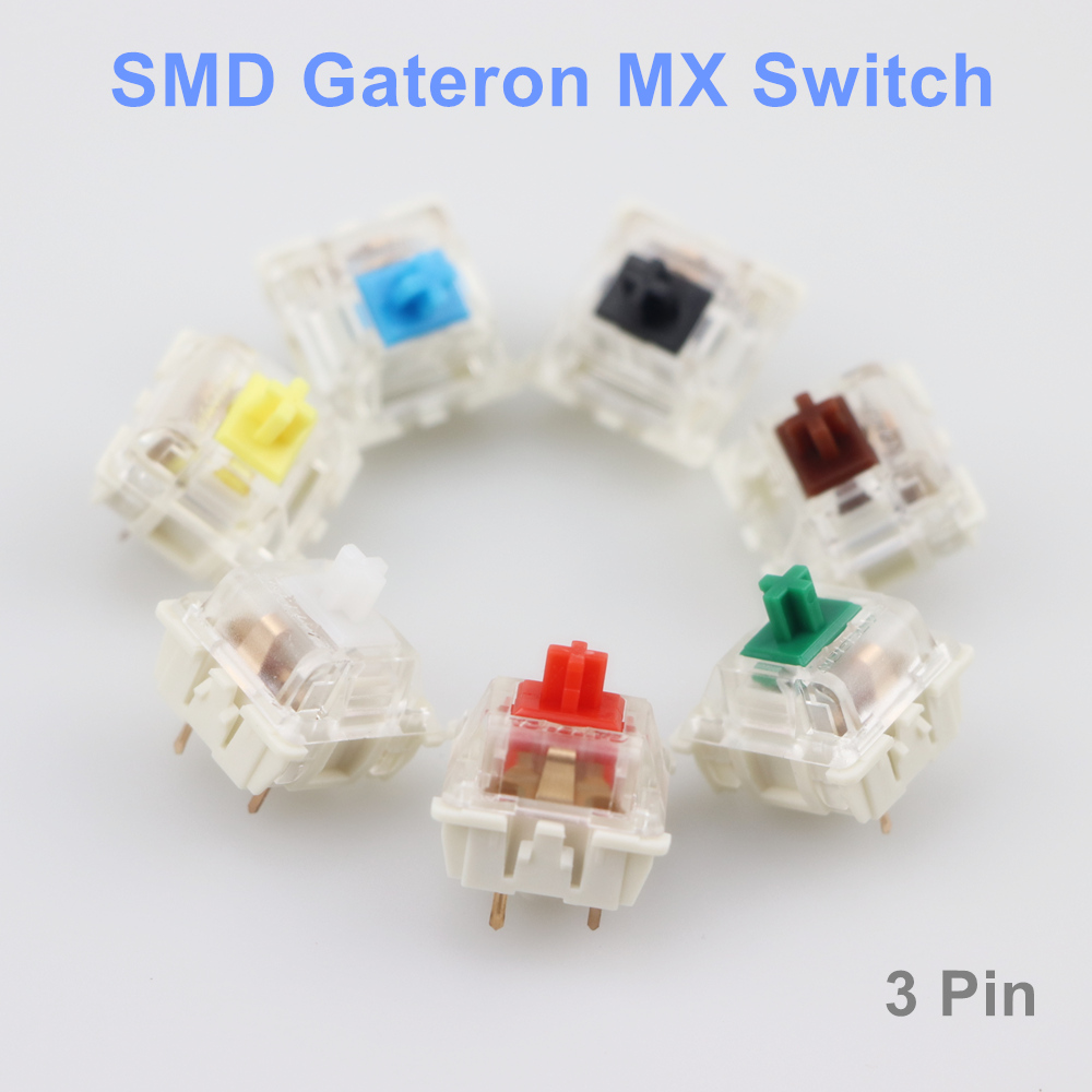 Keyboard Gaming Blue Switch - Interrupteurs SMD Gateron pour clavier mécanique,