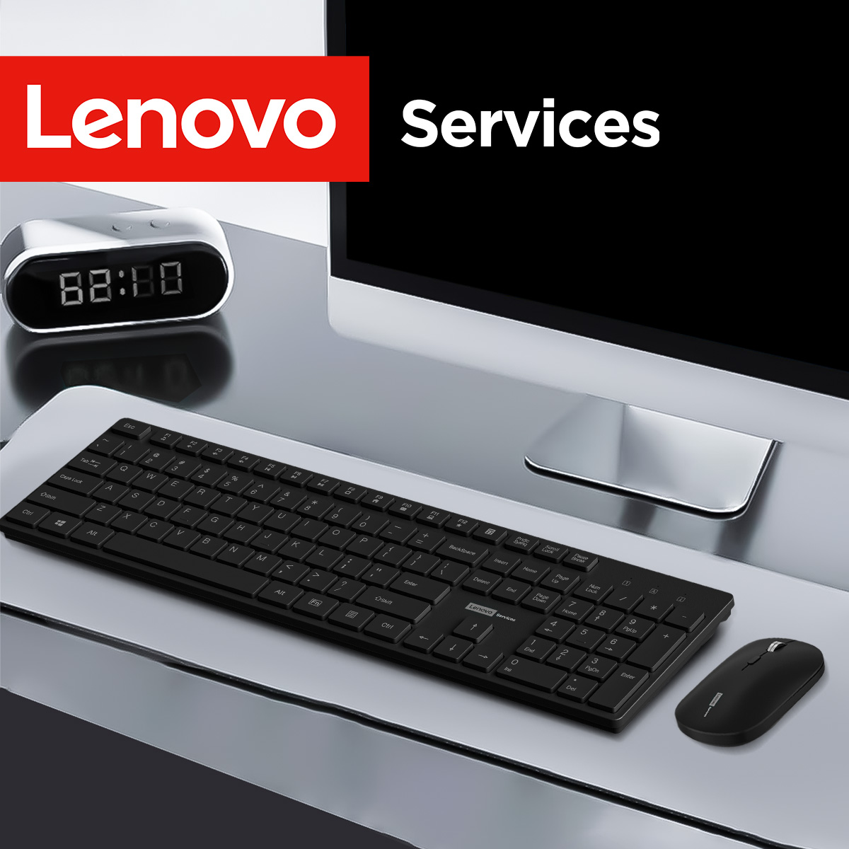 Gaming Keyboard Mouse Wireless - Ensemble clavier et souris sans fil