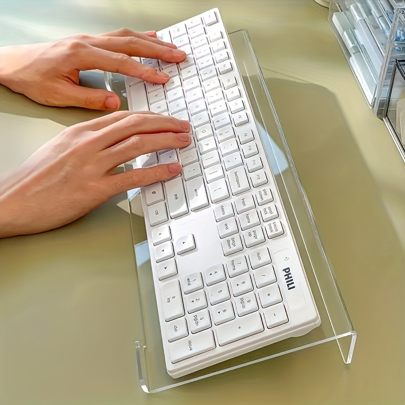 Gaming Keyboard Ergonomics - Support de clavier en acrylique, organisateur