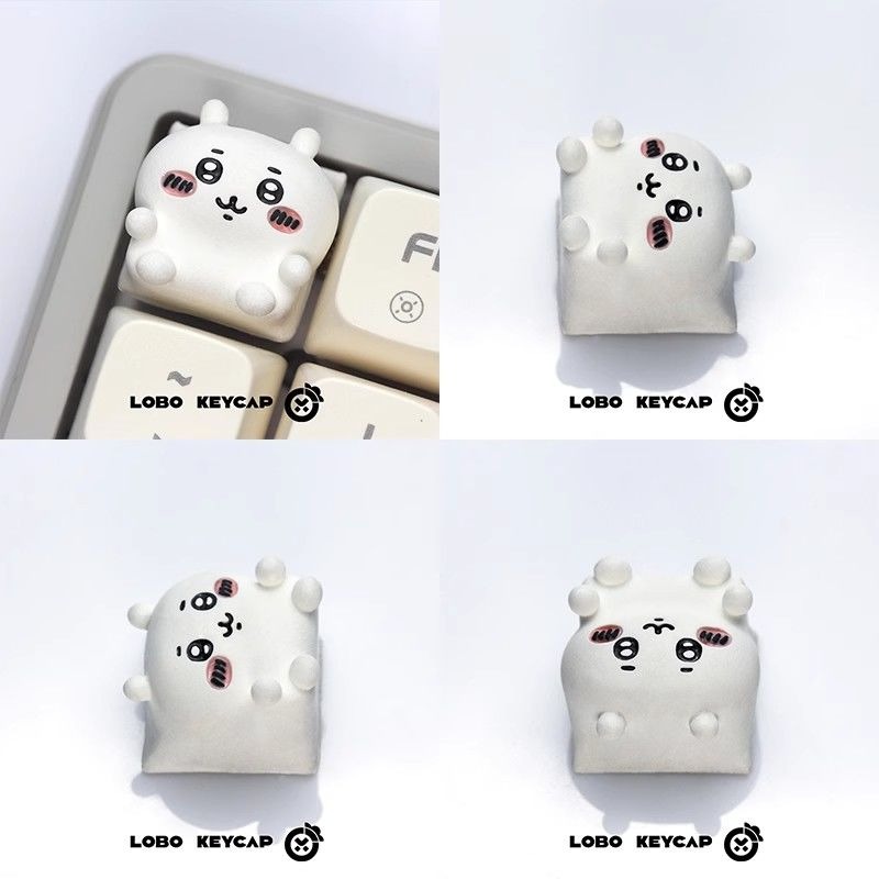 Gaming Keyboard Mechanical - Clavier mécanique Chiikawaed avec touches d'anime