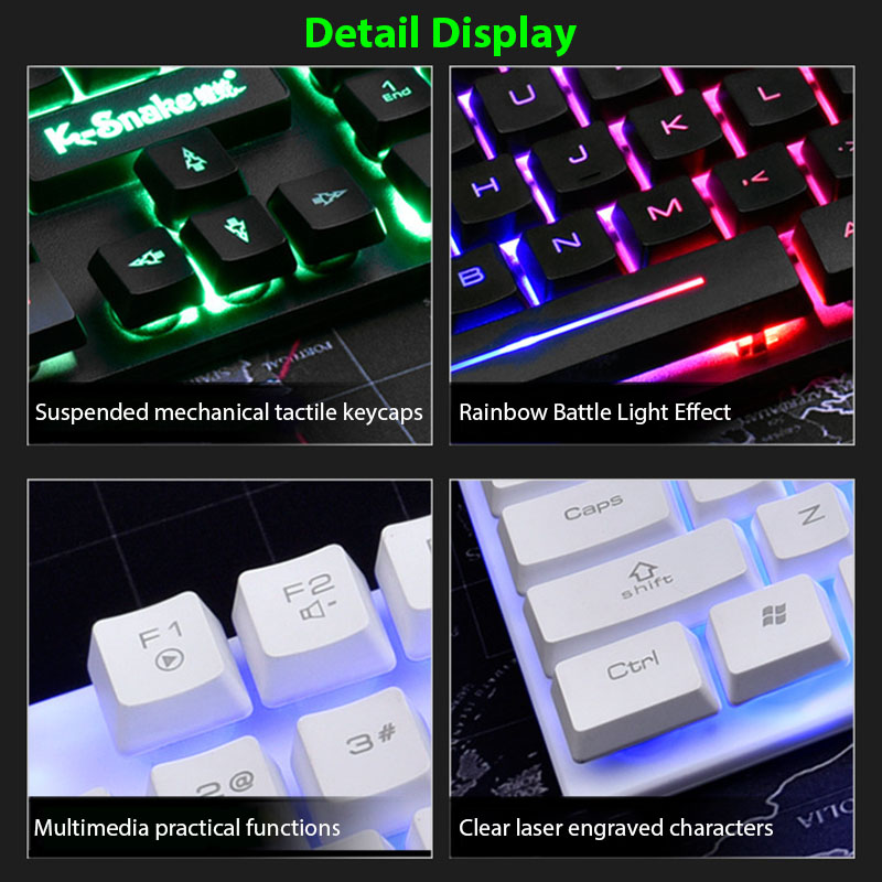 Ensemble clavier et souris KM3 - Gaming Keyboard Mouse Wireless avis et prix