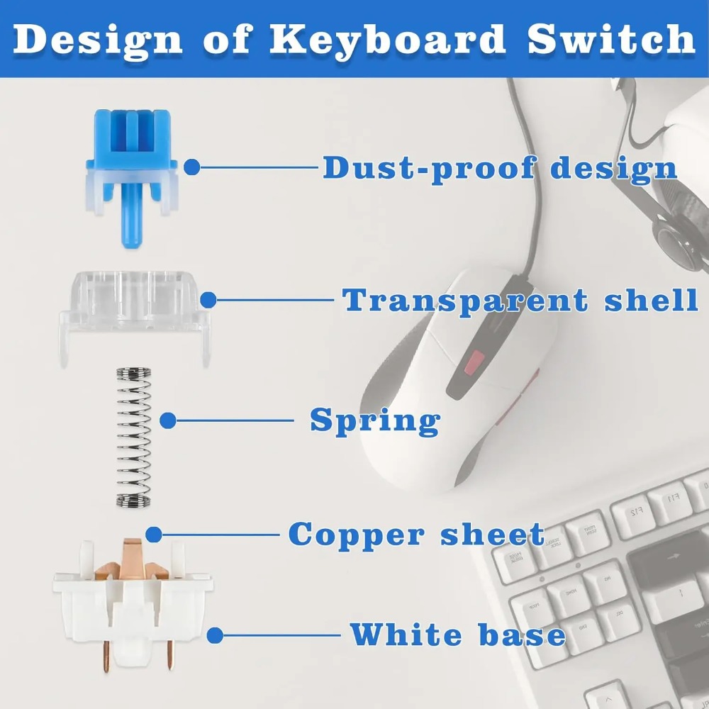 Interrupteurs de clavier mécan - Keyboard Gaming Blue Switch avis et prix