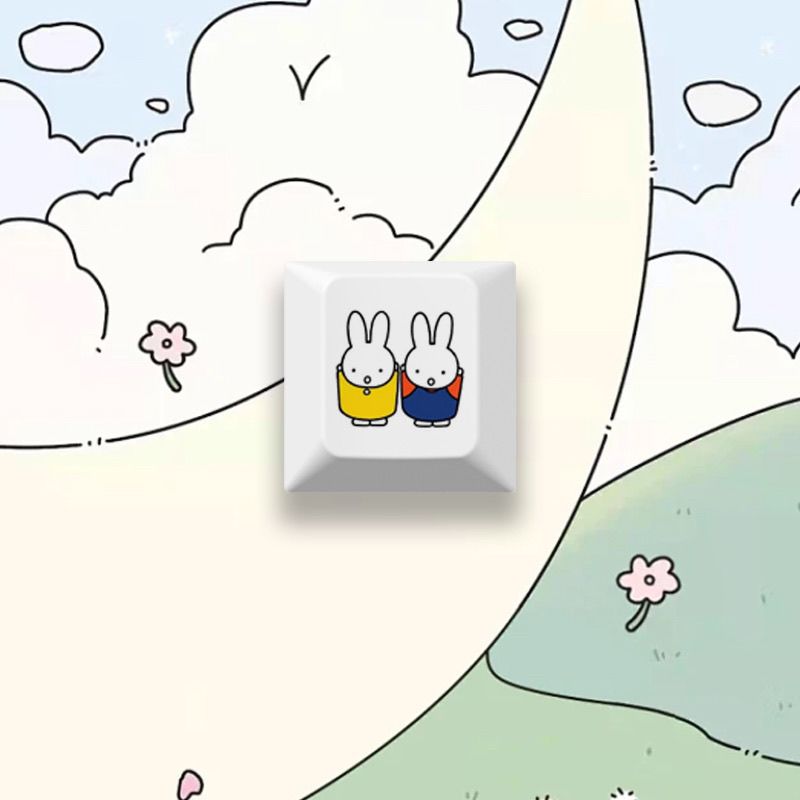 Nouveau keycap Miffy le lapin, - Gaming Keyboard Mechanical avis et prix