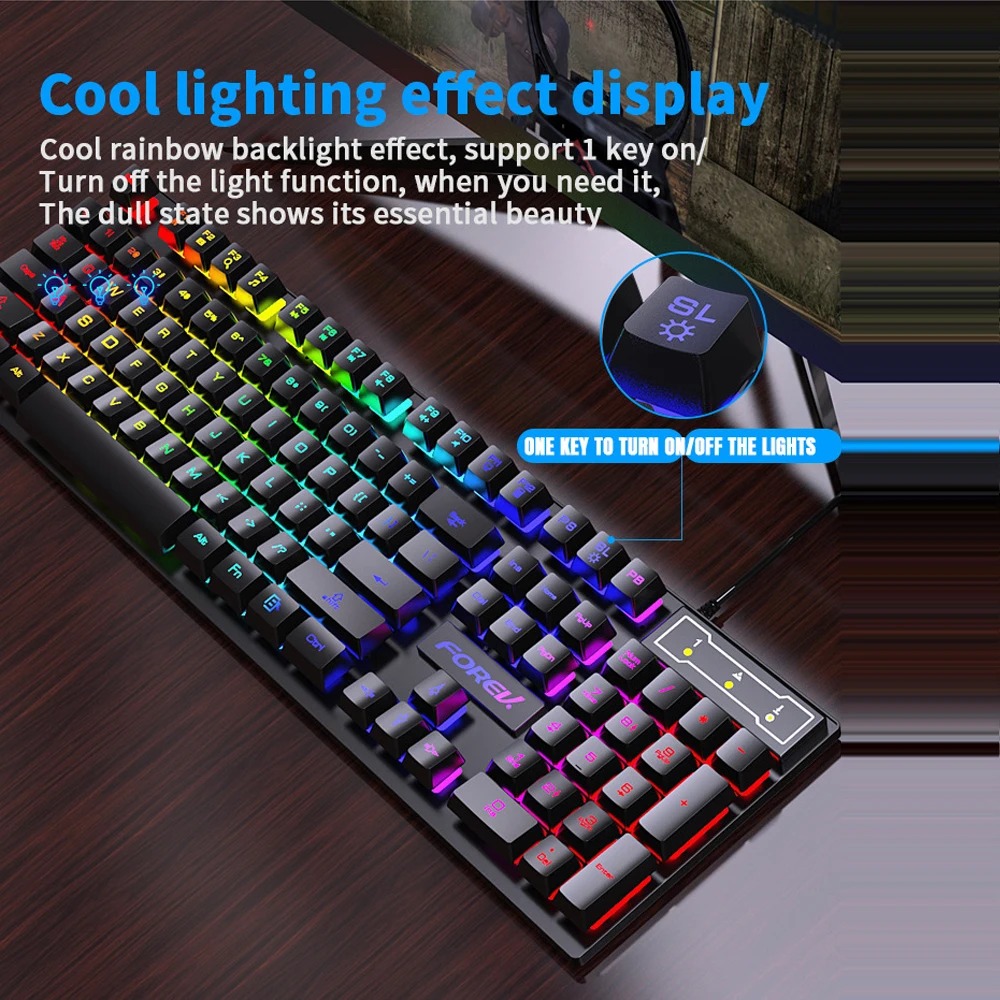 Clavier filaire 104 touches, c - Gaming Keyboard Budget avis et prix