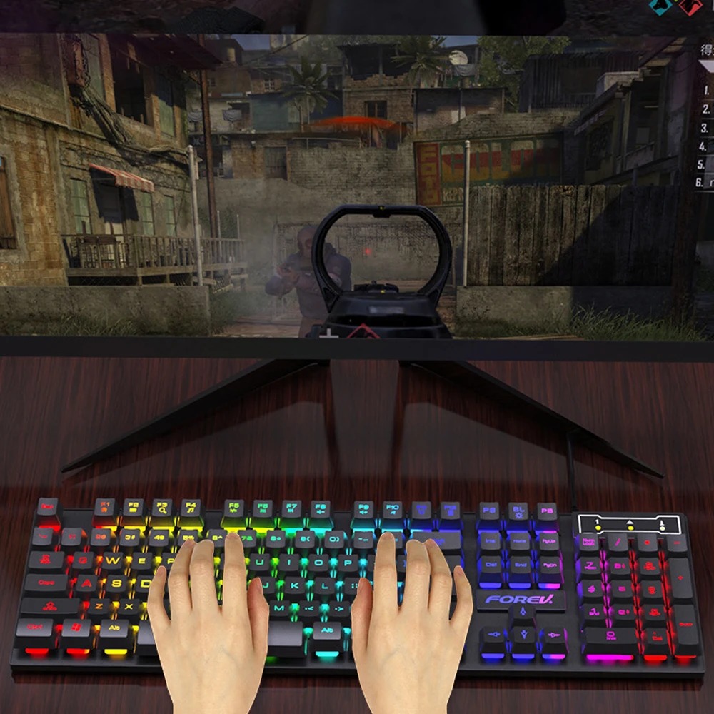 Clavier filaire 104 touches, c - Gaming Keyboard Budget avis et prix