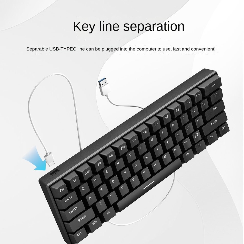 Clavier de jeu blanc mécanique - Gaming Keyboard Budget avis et prix