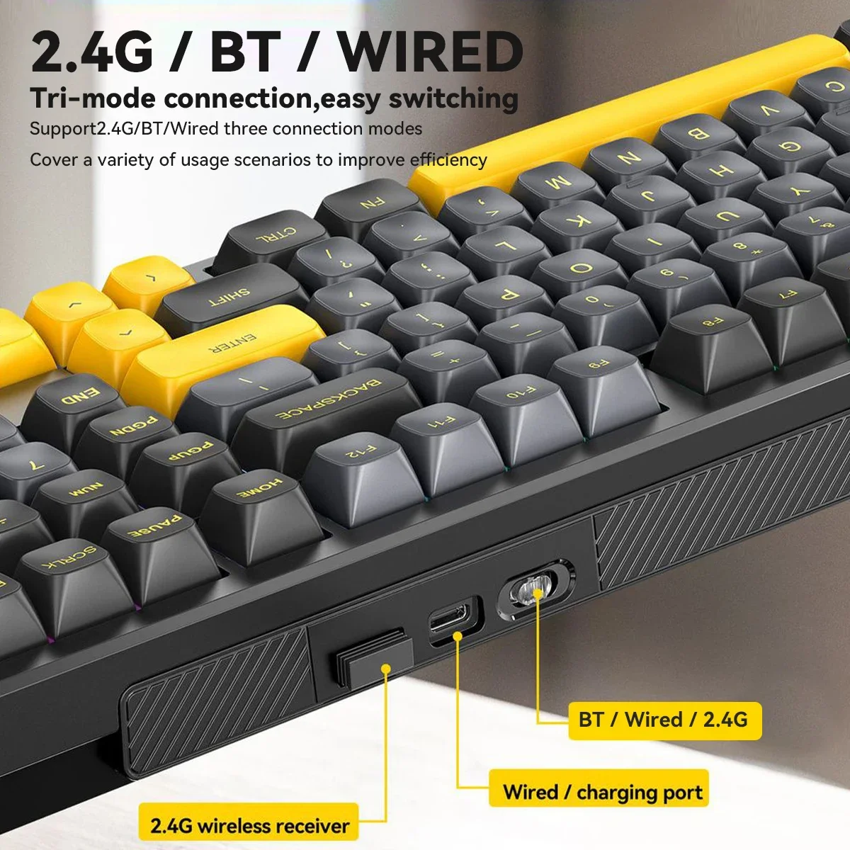 Clavier de jeu mécanique sans  - Gaming Keyboard Thocky avis et prix