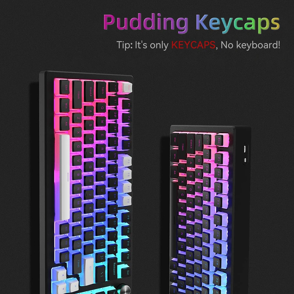 Nouveau Pudding PBT Keycaps 12 - Gaming Keyboard Budget avis et prix