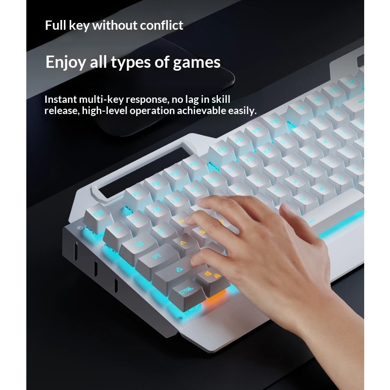 Combo clavier, souris et casqu - Keyboard Gaming Blue Switch avis et prix