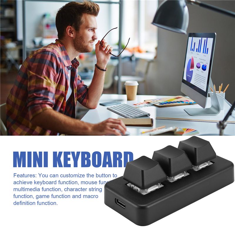 Mini clavier macro programmabl - Gaming Keyboard Mechanical avis et prix