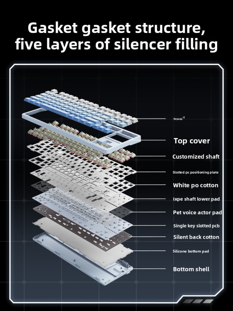 Clavier mécanique sans fil VGN - Gaming Keyboard Thocky avis et prix