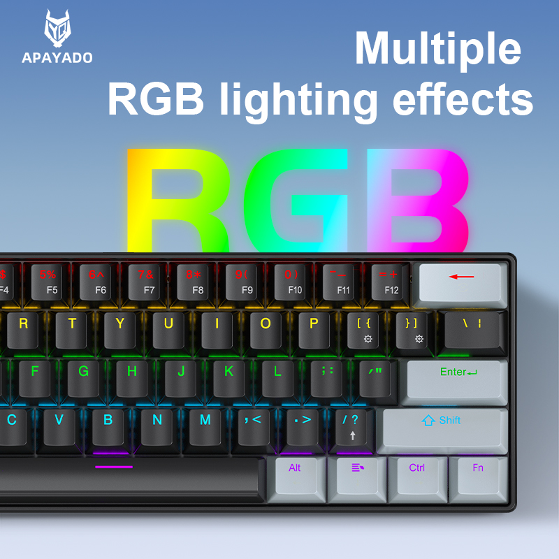 APAYADO K61 Mini clavier mécan - Keyboard Gaming Blue Switch avis et prix
