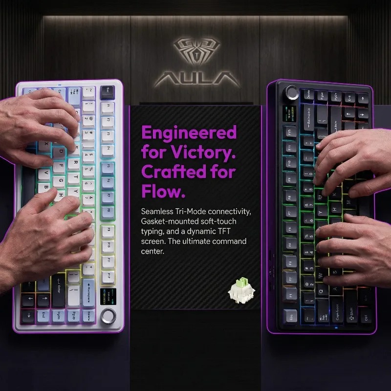 Clavier mécanique AULA F75 Max - Gaming Keyboard Mechanical avis et prix