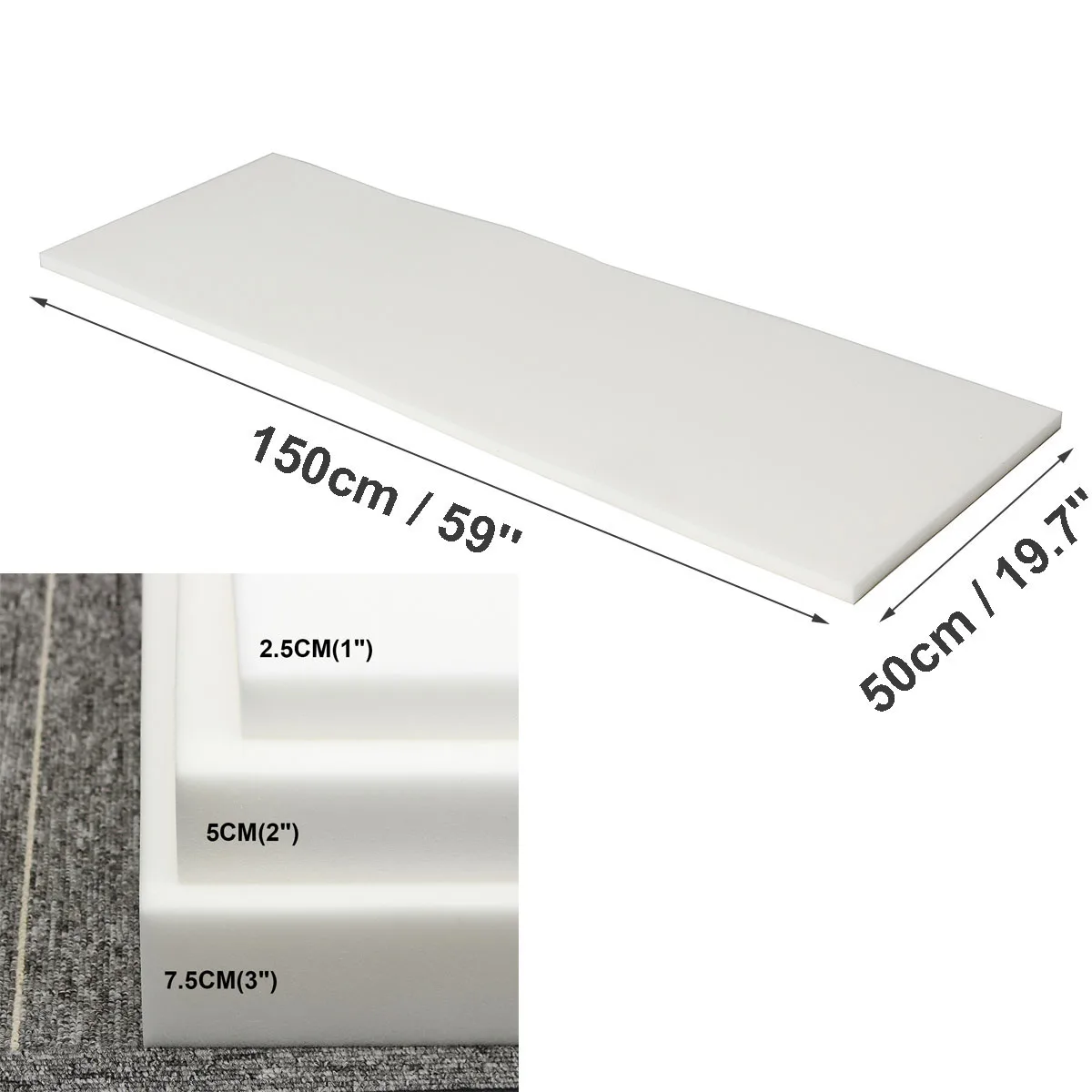 Coussin de siège en caoutchouc - Pe Foam Sheet avis et prix