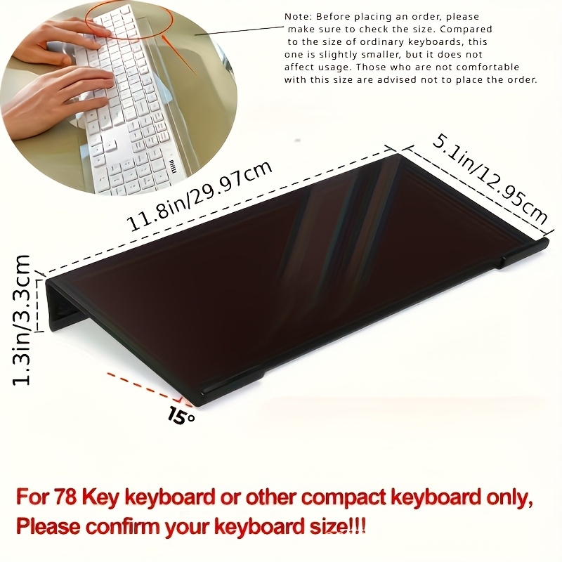 Support de clavier en acryliqu - Gaming Keyboard Ergonomics avis et prix