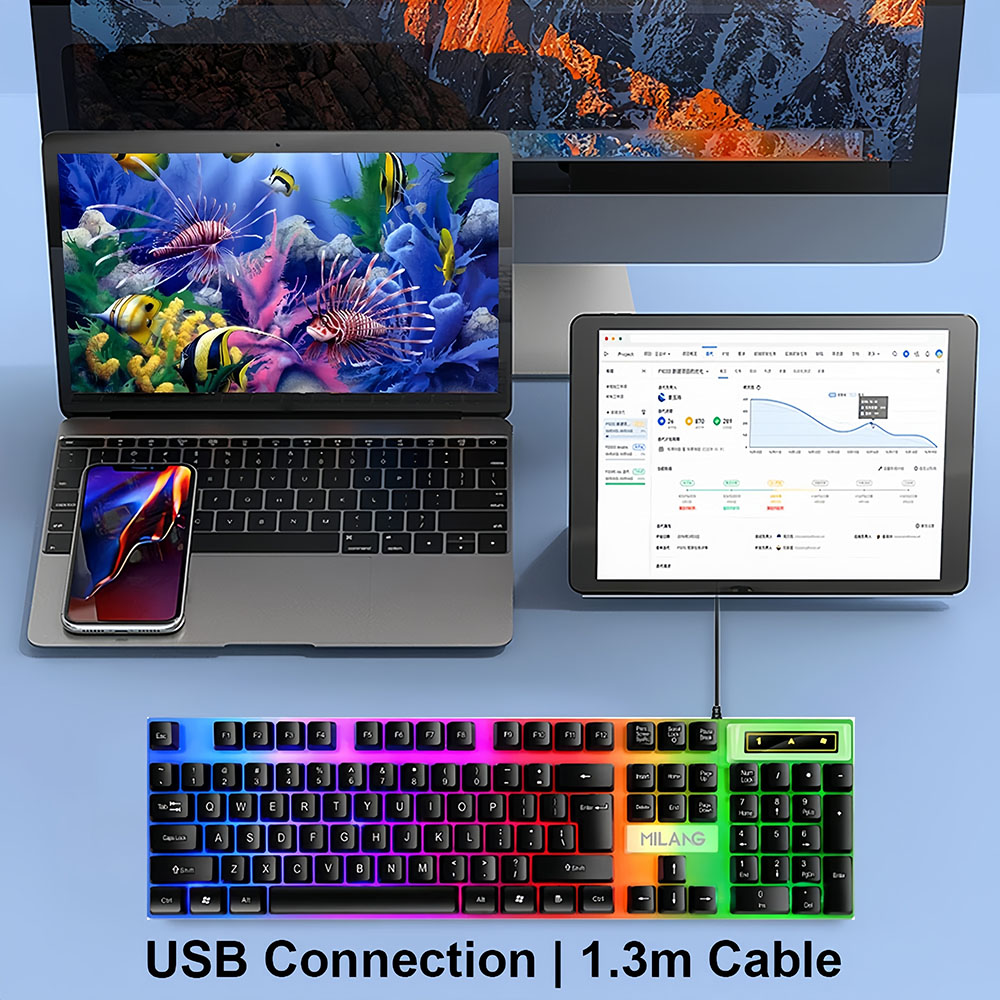 KEBIDUMEI – clavier filaire US - Gaming Keyboard Budget avis et prix