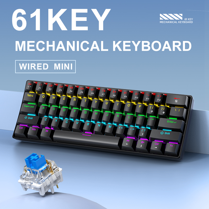 Clavier de jeu mécanique filai - Keyboard Gaming Blue Switch avis et prix