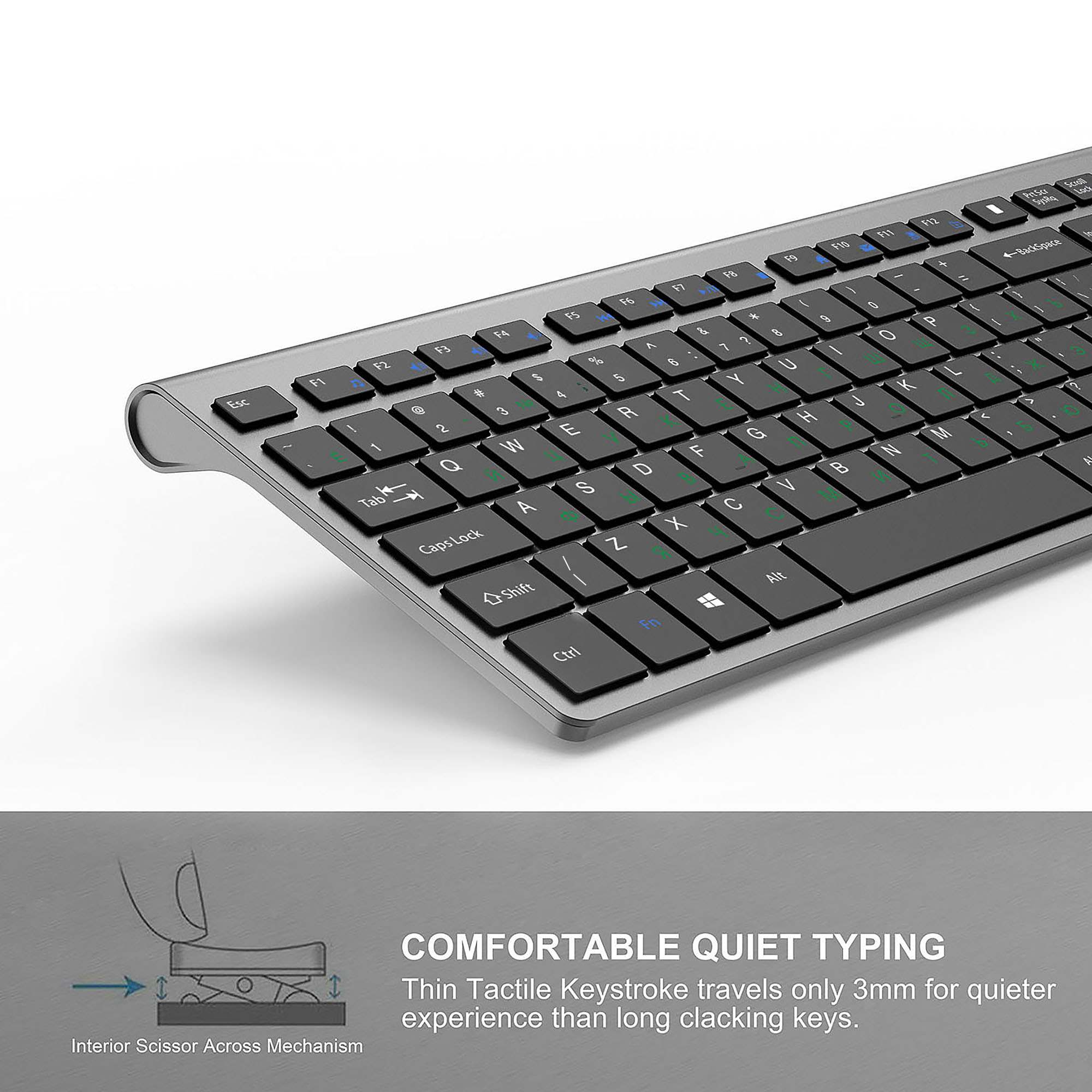 Ensemble clavier et souris san - Gaming Keyboard Mouse Wireless avis et prix
