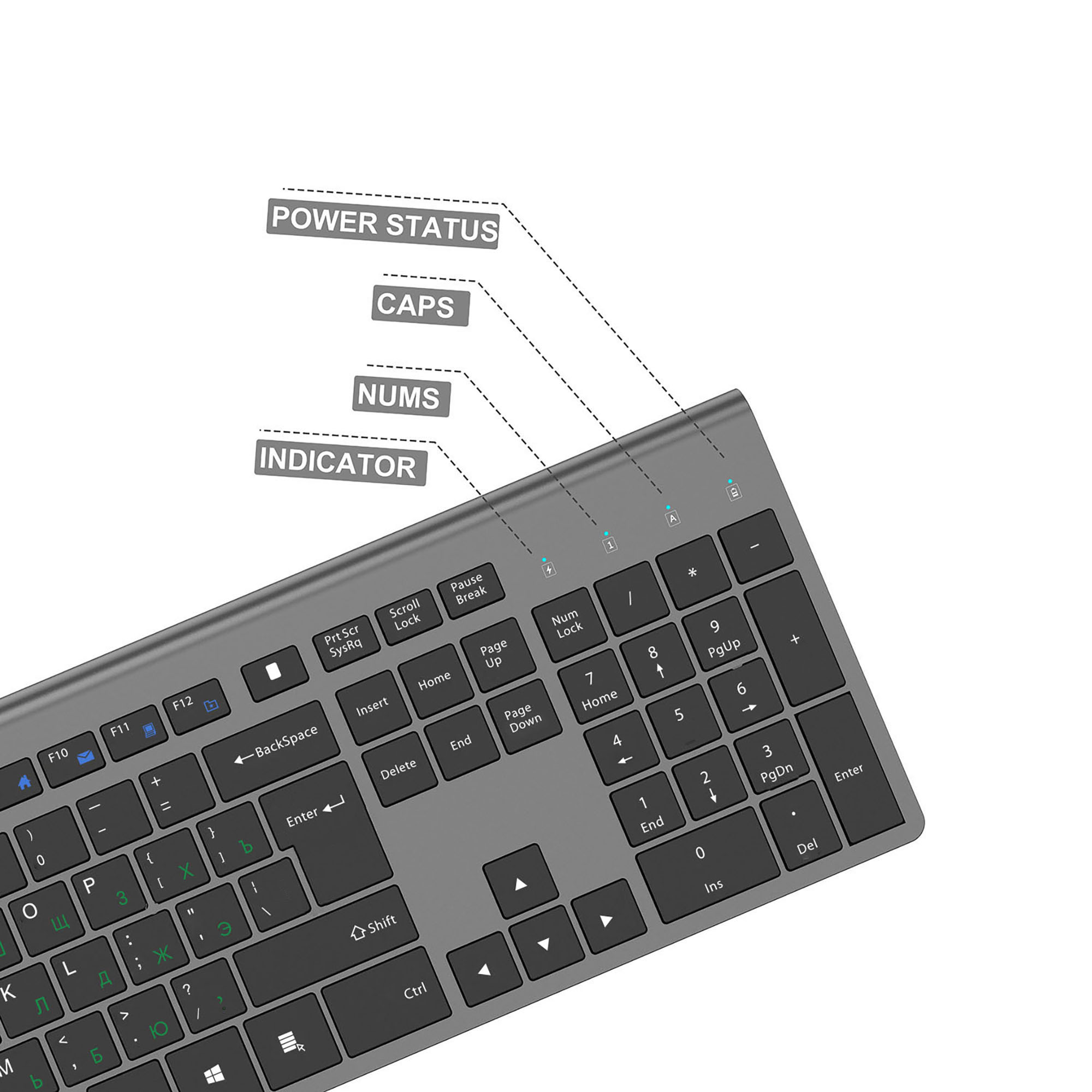 Ensemble clavier et souris san - Gaming Keyboard Mouse Wireless avis et prix