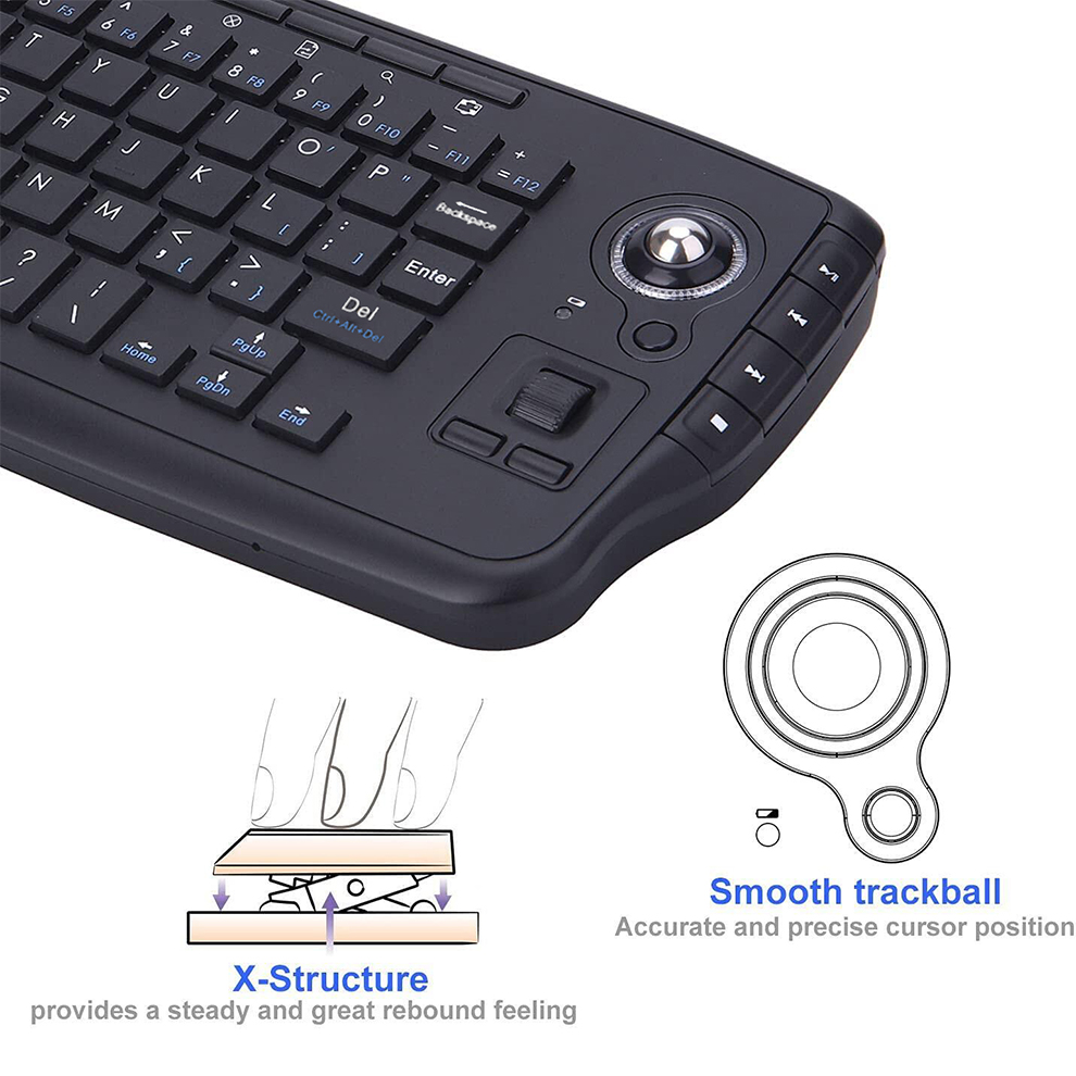 Jomaa clavier Trackball sans f - Gaming Keyboard Budget avis et prix