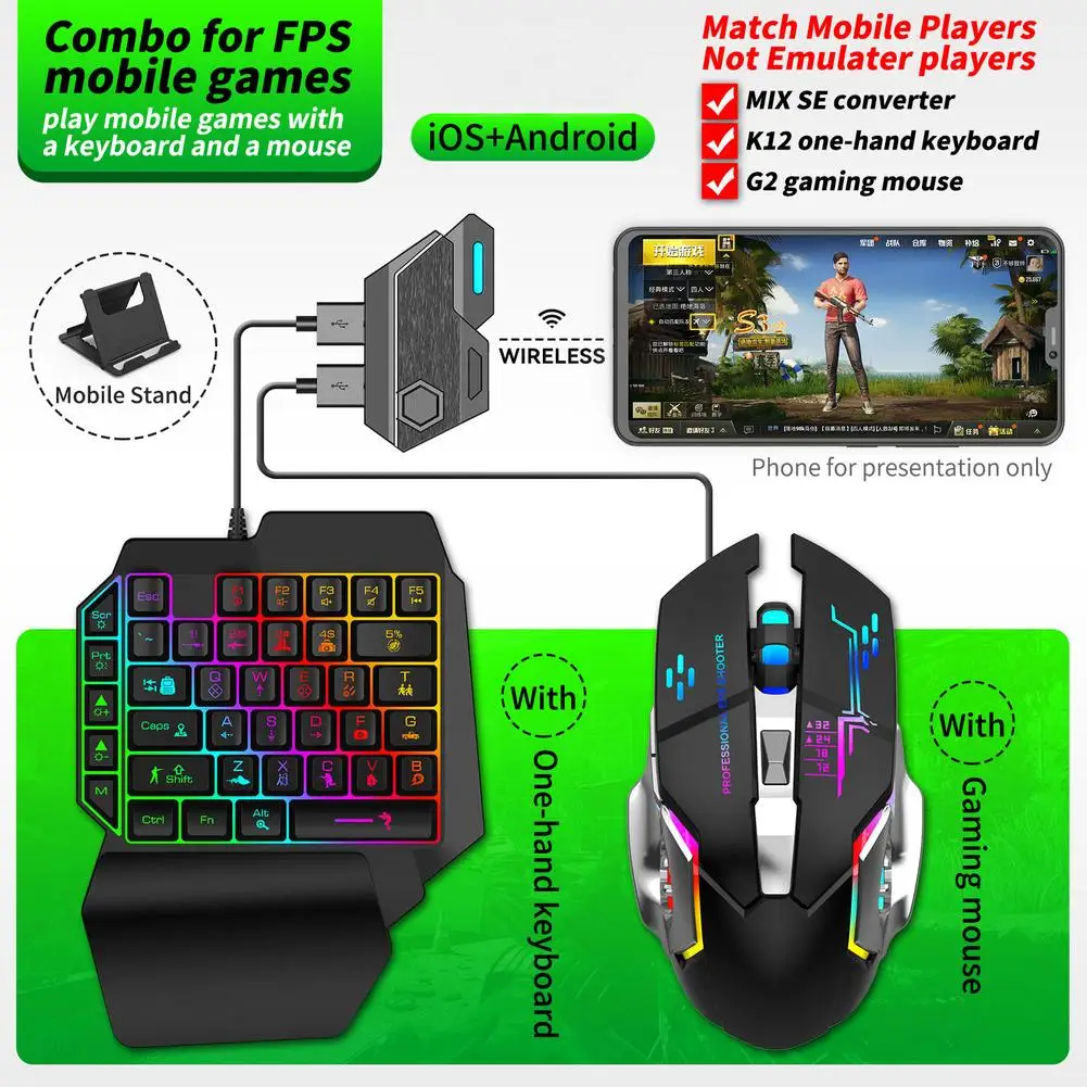 Convertisseur de jeu Mobile, c - Keyboard Mouse Bundle Gaming avis et prix
